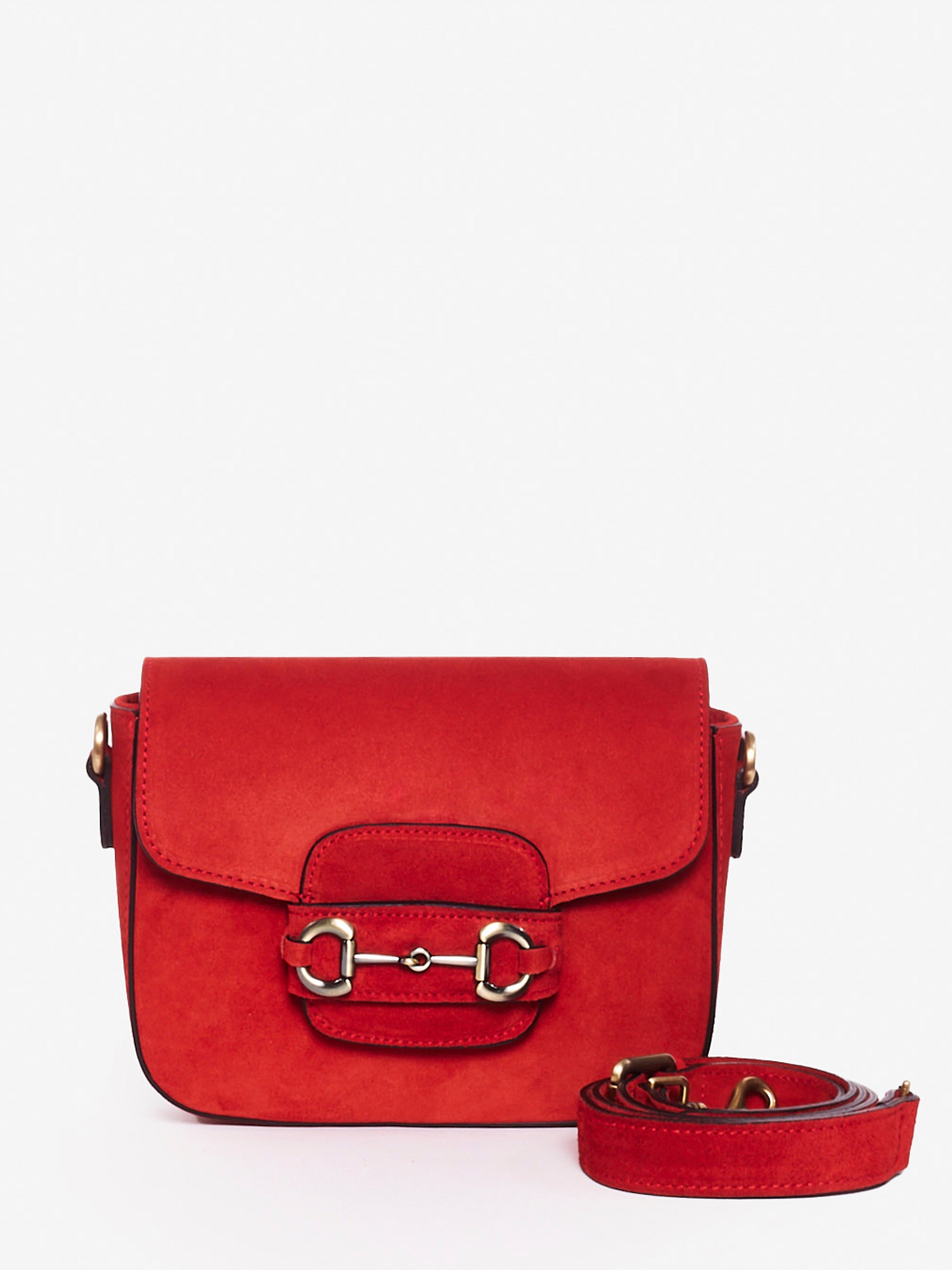 Suede Crossbody Bag