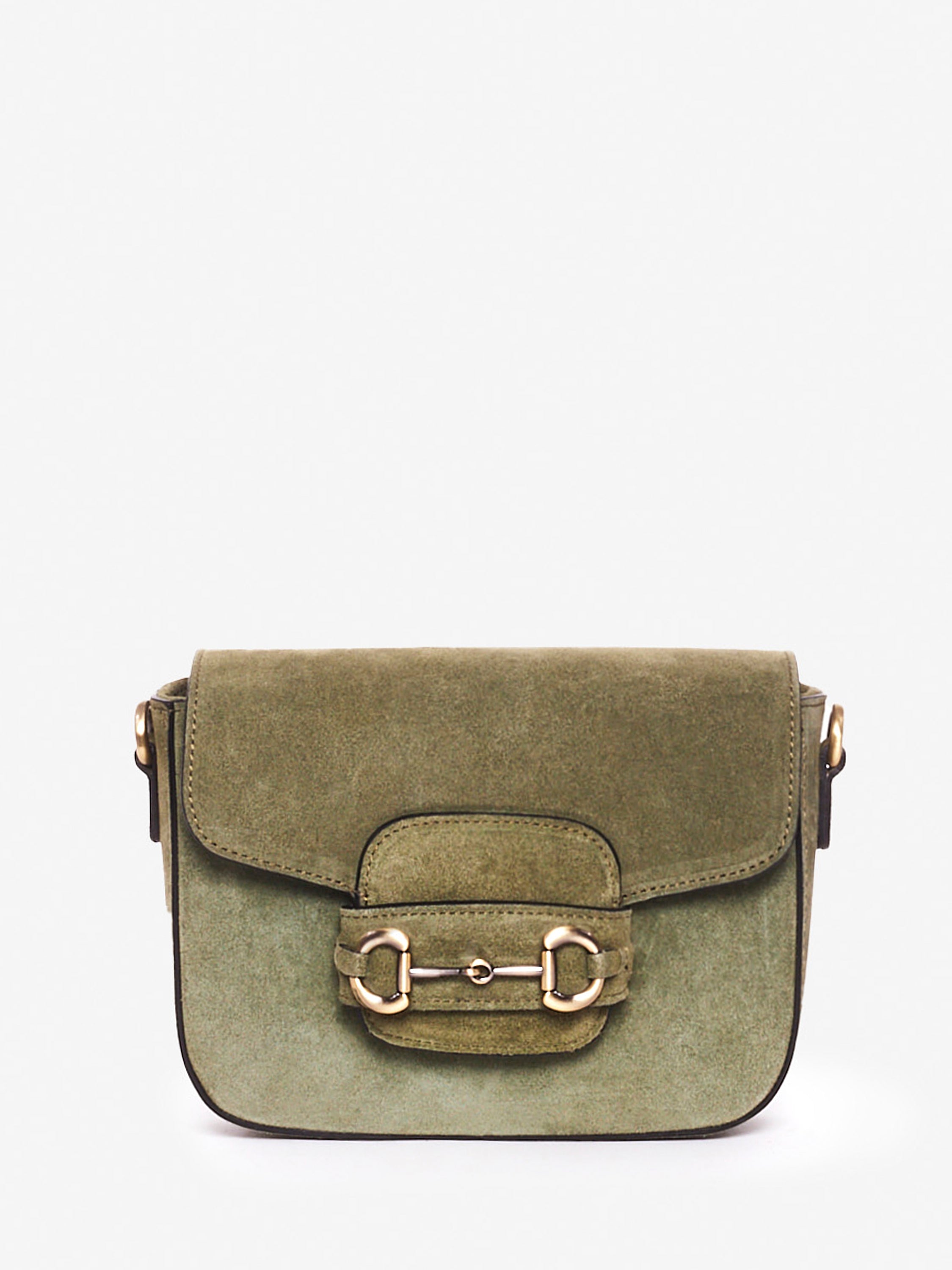 Suede Crossbody Bag