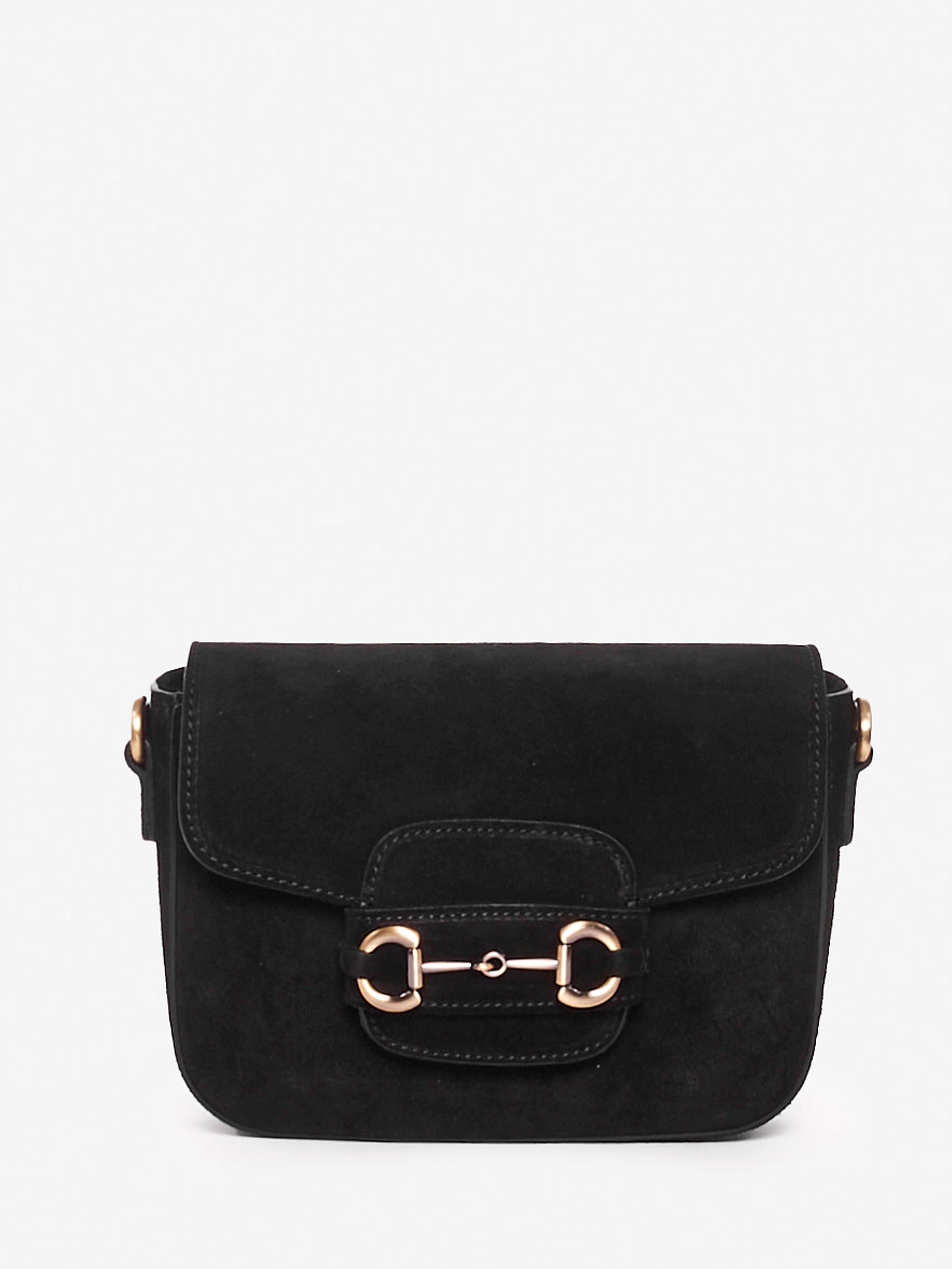 Suede Crossbody Bag