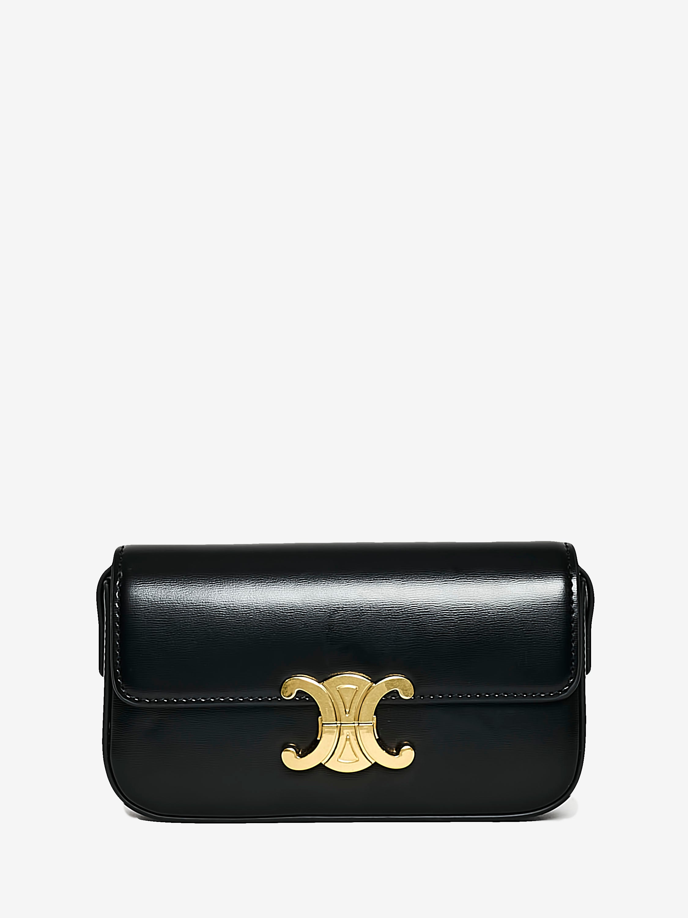 Sleek Leather Shoulder Bag