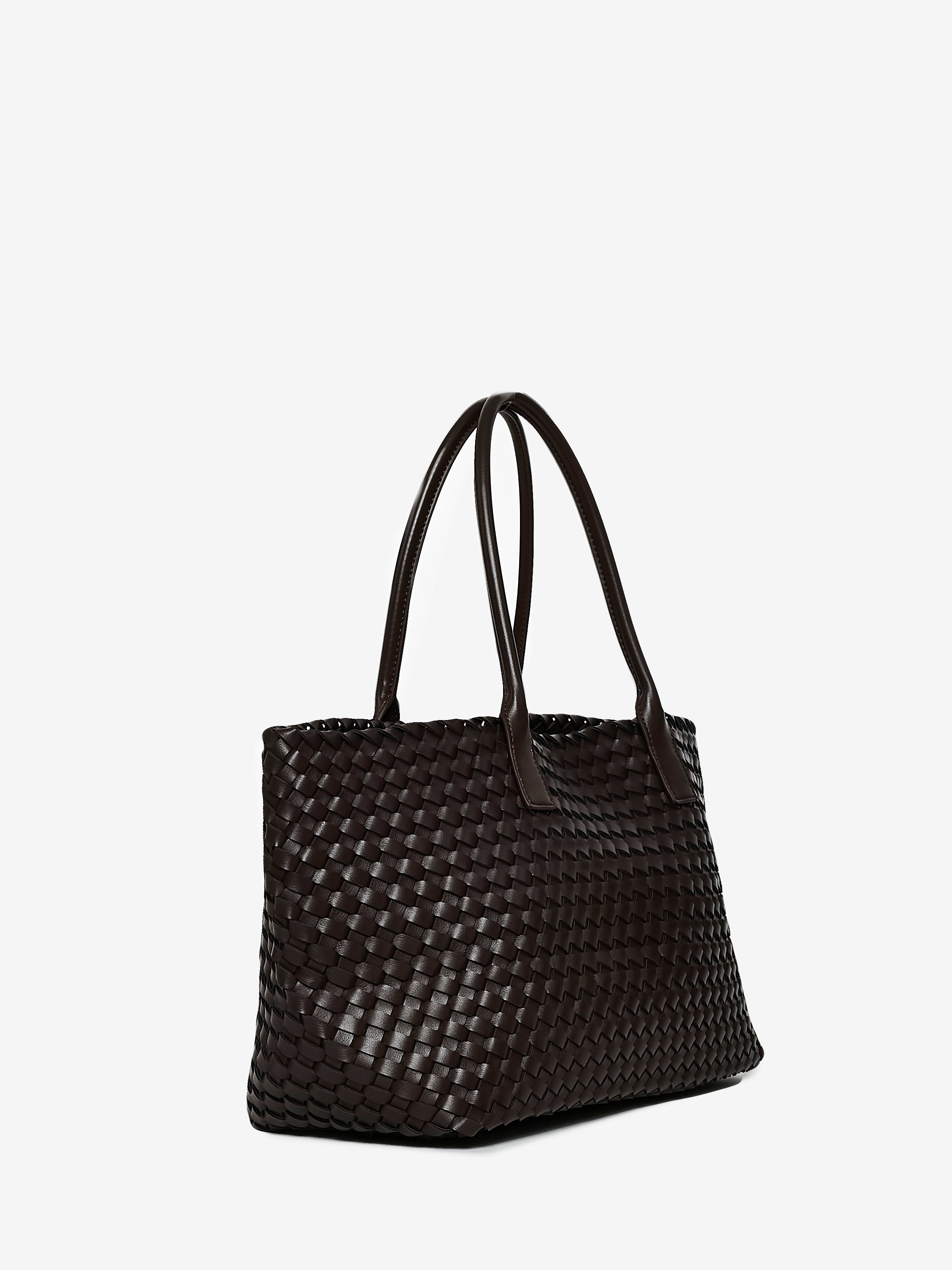 Grand Woven Leather Tote