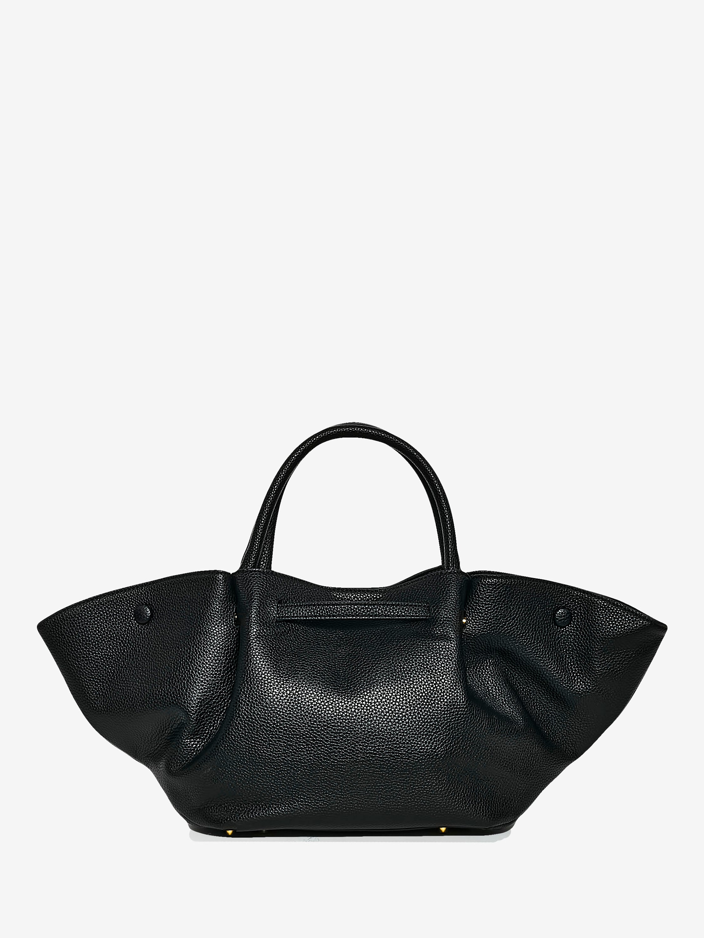 Oversized Grained Leather Tote