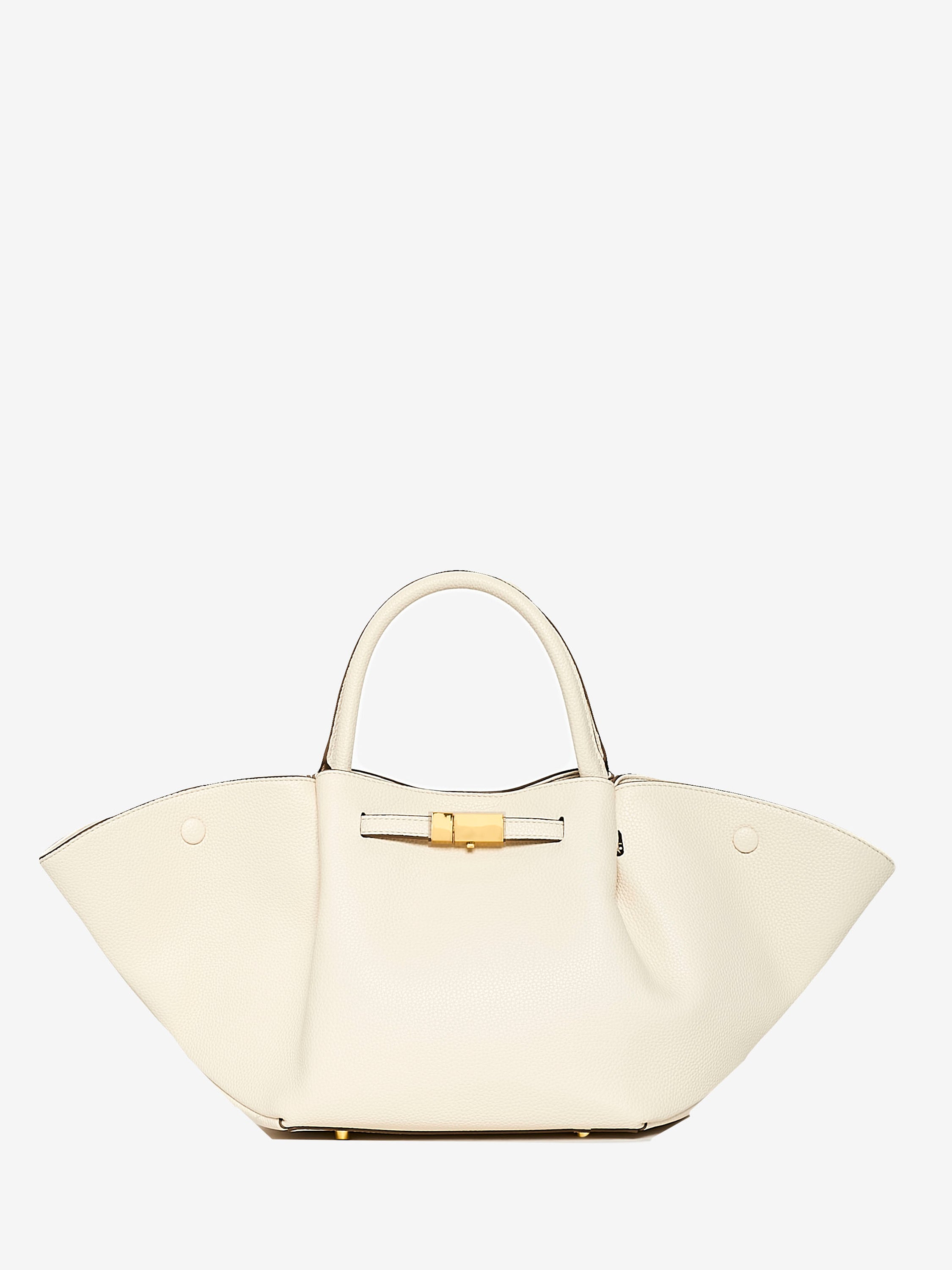 Oversized Grained Leather Tote